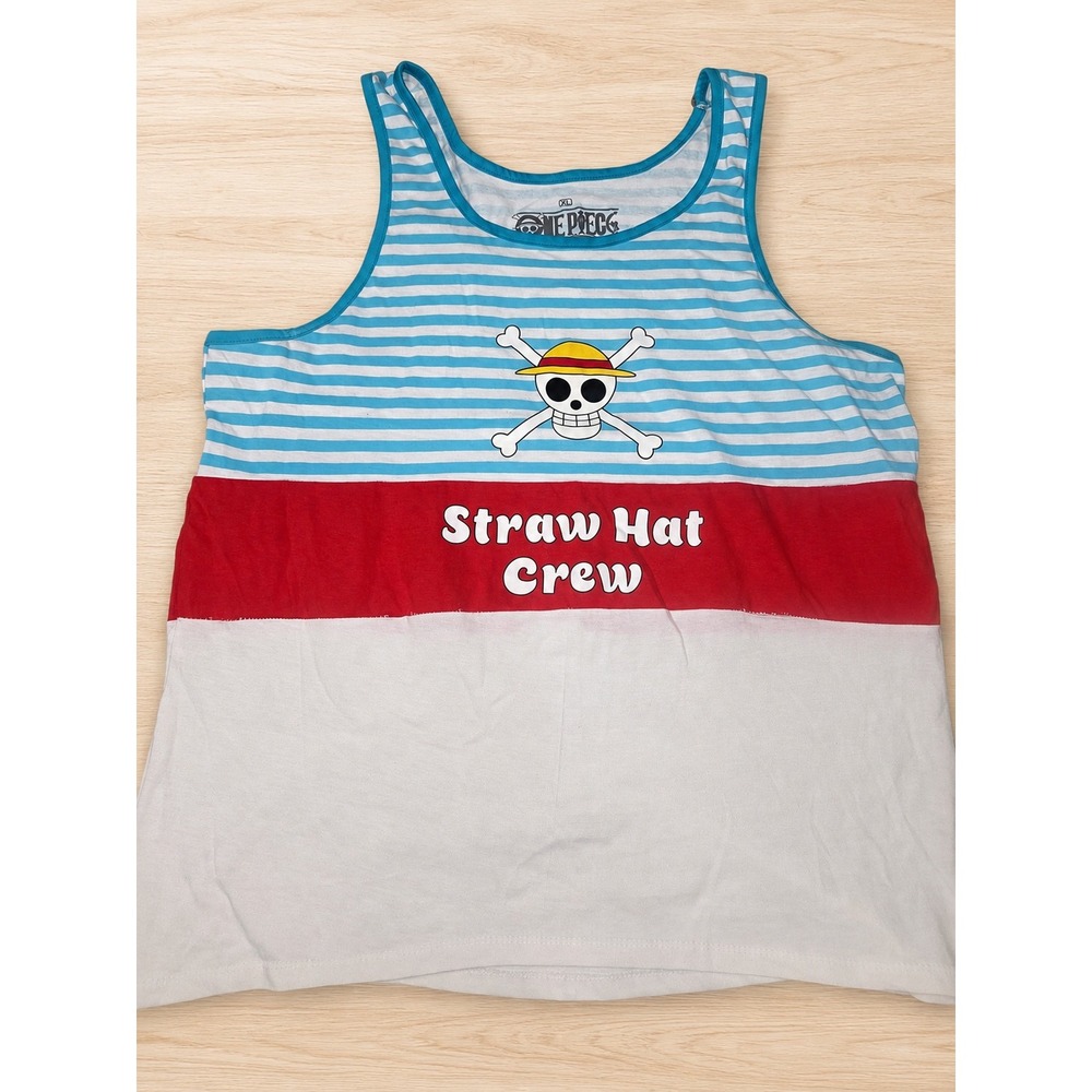 One Piece Straw Hat Crew Tank Top XL Anime Graphic BoxLunch Ripple Junction